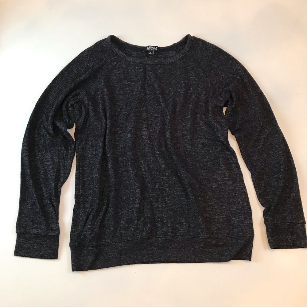 Buffalo David Bitton Mens Long Sleeve Knit Pull Over Size Medium